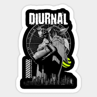 "DIURNAL" WHYTE - STREET WEAR URBAN STYLE Sticker